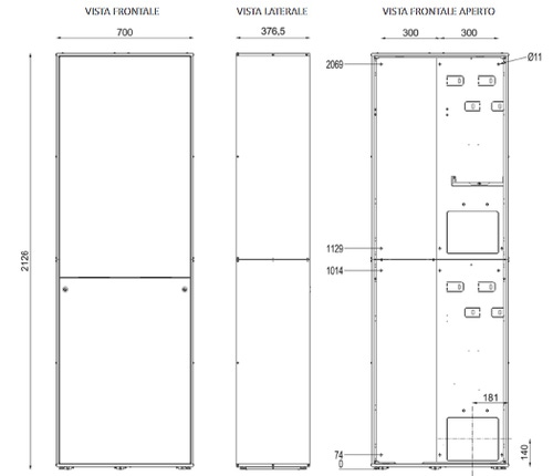 Immagine di Haier Sistema con armadio autoportante colore RAL 9016 con accumulo ACS da 150 litri per monoblocco R32 seconda generazione AIW-SMALL-AUT-M-R32