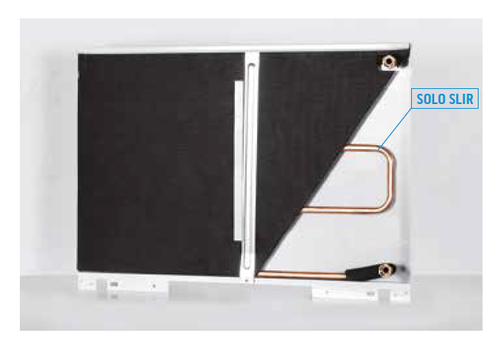 Immagine di Olimpia Splendid Bi2 Naked ultraslim SLIR 200 DC, ventilconvettore radiante da incasso per installazione solo verticale 01639