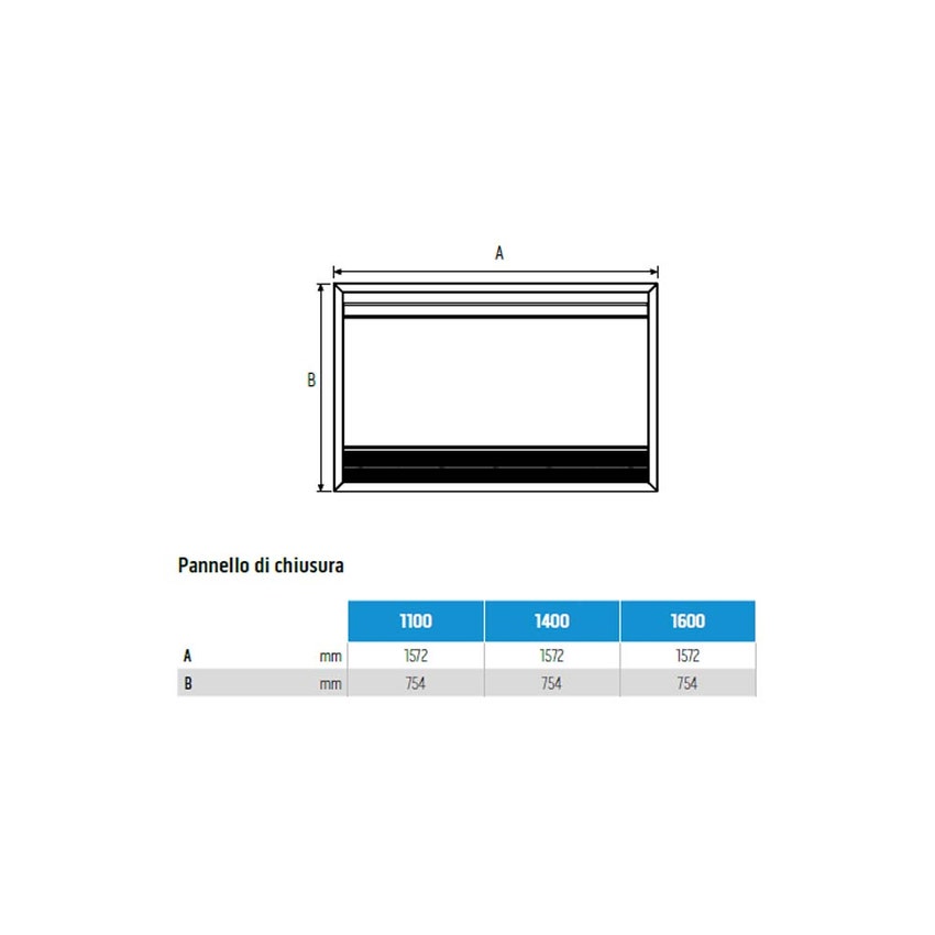 Immagine di Olimpia Splendid Bi2 Naked slim SLIR 1100 DC, ventilconvettore radiante da incasso per installazione solo verticale 02364