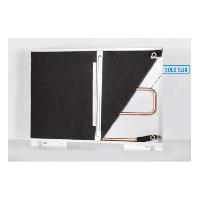 Immagine di Olimpia Splendid Bi2 Naked slim SLIR 1100 DC, ventilconvettore radiante da incasso per installazione solo verticale 02364