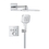 Immagine di Grohe GROHTHERM SMARTCONTROL set doccia con miscelatore termostatico doccia incasso 3 vie square con rainshower smartactive 310 cube, finitura cromo 1039980000