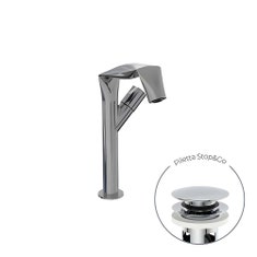 Immagine di Flaminia FOLD miscelatore monocomando lavabo H.28 cm, finitura cromo FL3055