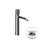 Gessi HABITO RIGATO miscelatore lavabo H.26.7 cm, con piletta Stop&Go e flessibili di collegamento, finitura cromo 70505#031