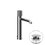Immagine di Gessi HABITO RIGATO miscelatore lavabo H.26.7 cm, con piletta Stop&Go e flessibili di collegamento, finitura cromo 70505#031