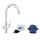 BWT Cillit Kit AQA drink PURE 2.0 miscelatore monocomando per lavello con sistema filtrante dell’acqua, finitura cromo 125560433