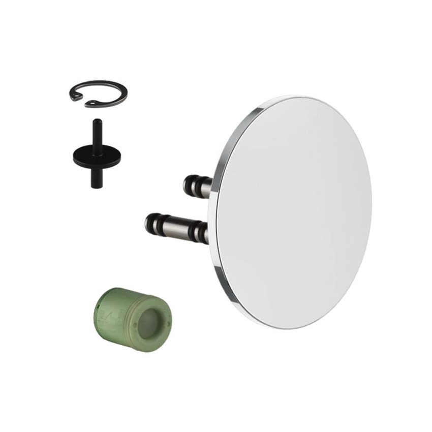 Immagine di Gessi Parte esterna copri-sistema antiriflusso, finitura cromo 54058#031