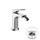 Gessi VENTAGLIO miscelatore bidet H.15 cm, con piletta stop & go e flessibili, finitura cromo 72007#031