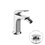 Immagine di Gessi VENTAGLIO miscelatore bidet H.15 cm, con piletta stop & go e flessibili, finitura cromo 72007#031