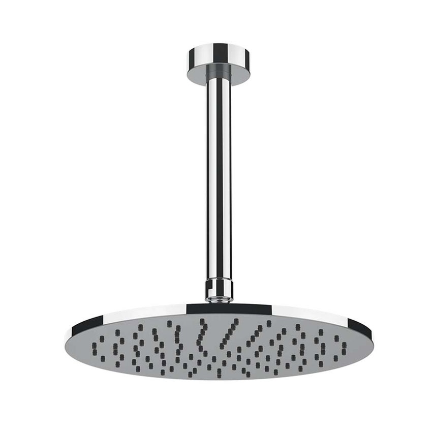 Immagine di Gessi SHOWER soffione a soffitto orientabile, braccio altezza personalizzabile, finitura cromo 63350#031