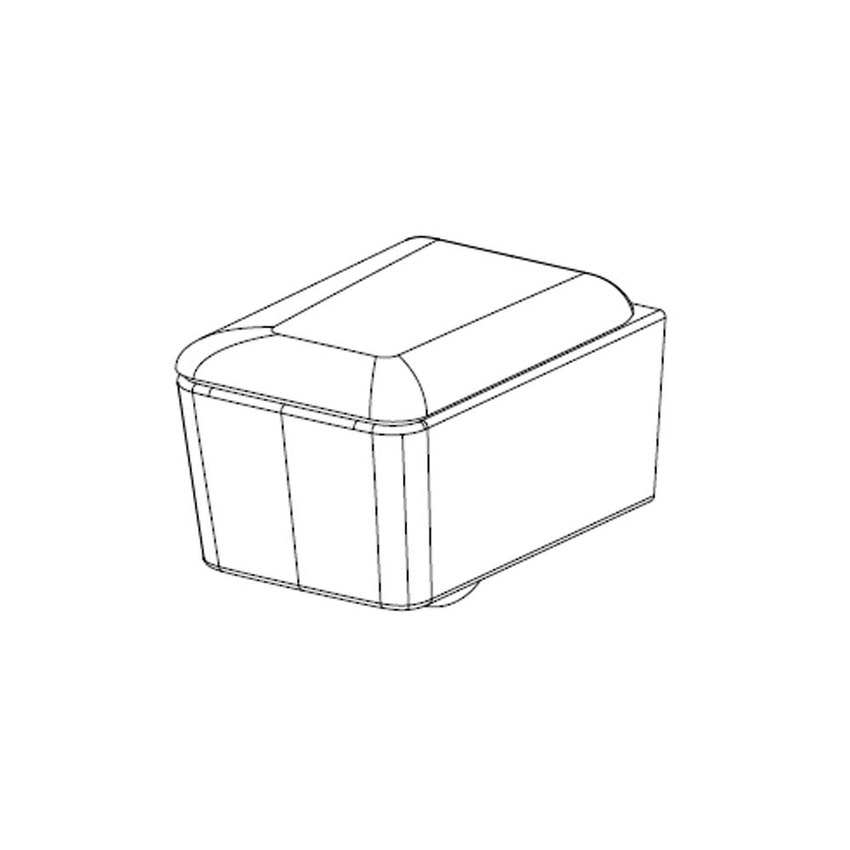 Immagine di Gessi TOTAL LOOK vaso sospeso a parete 6 litri, sedile con chiusura rallentata, colore bianco finitura lucido 37573#518