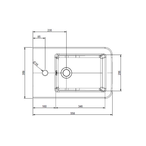 Immagine di Gessi TOTAL LOOK bidet in ceramica a parete, con troppopieno, con foro centrale per rubinetteria, colore bianco finitura lucido 37575#518