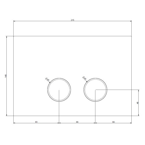 Immagine di Gessi TOTAL LOOK placca di finitura per GEBERIT OMEGA 12, finitura cromo 54615#031