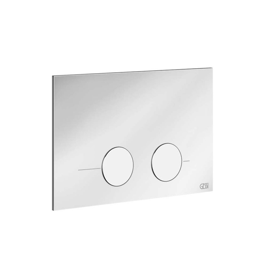 Immagine di Gessi TOTAL LOOK placca di finitura per GEBERIT OMEGA 12, finitura cromo 54615#031