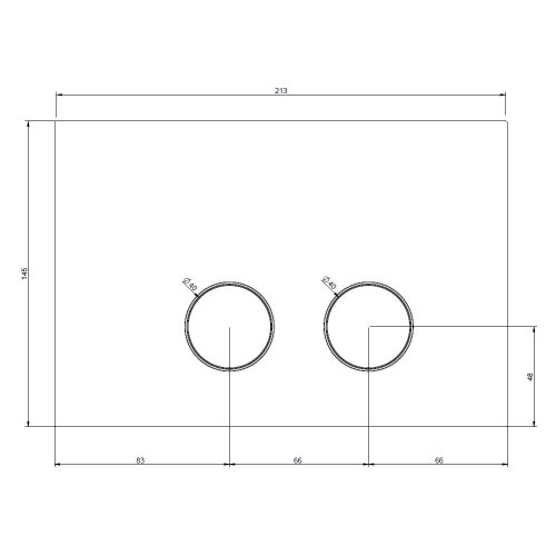 Immagine di Gessi TOTAL LOOK placca di finitura per SANIT, finitura cromo 54619#031