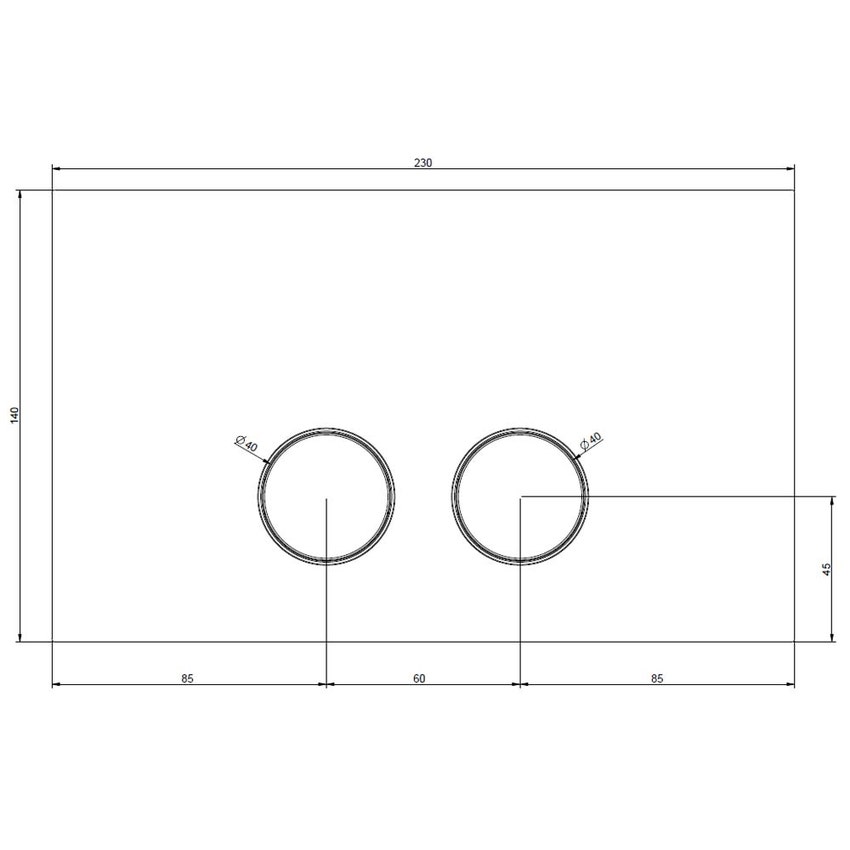 Immagine di Gessi TOTAL LOOK placca di finitura per VIEGA PREVISTA 12, finitura cromo 54621#031