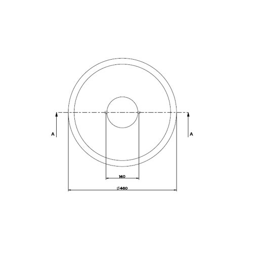 Immagine di Gessi TOTAL LOOK lavabo appoggio senza troppopieno cristalplant matt white 45903#521