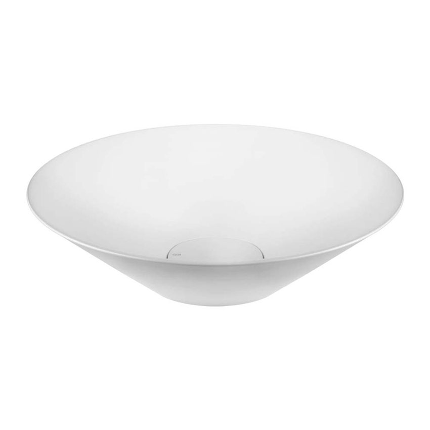 Immagine di Gessi TOTAL LOOK lavabo appoggio senza troppopieno cristalplant matt white 45903#521