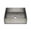 Immagine di Gessi TOTAL LOOK lavabo appoggio d'appoggio senza troppopieno 40x40 cm, finitura steel brushed 54605#239