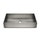 Gessi TOTAL LOOK lavabo d'appoggio senza troppopieno 60x35 cm, finitura steel brushed 54606#239
