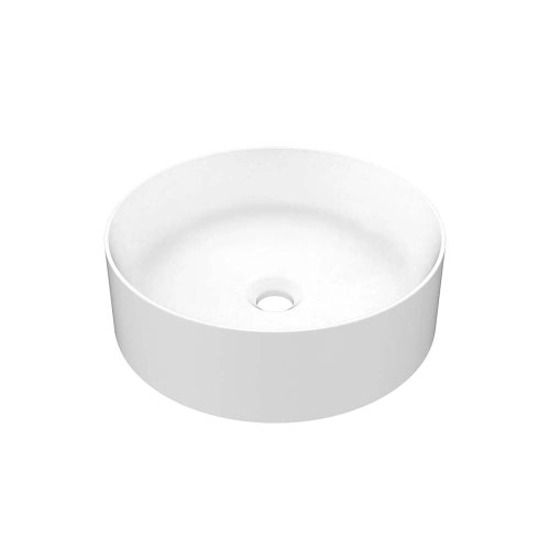 Immagine di Gessi TOTAL LOOK lavabo d'appoggio senza troppopieno, finitura white ceramic 43460#516