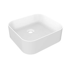 Immagine di Gessi TOTAL LOOK lavabo d'appoggio senza troppopieno, finitura white ceramic 43456#516
