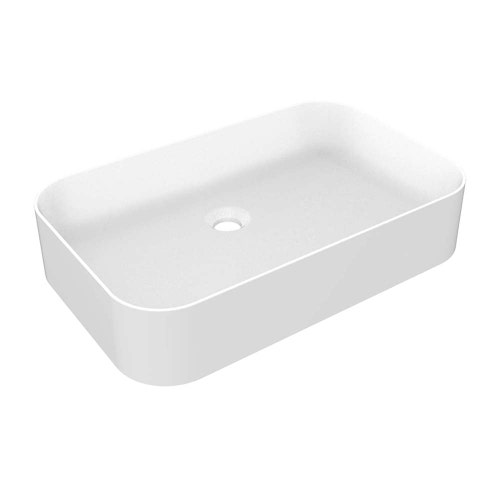 Immagine di Gessi TOTAL LOOK lavabo d'appoggio senza troppopieno, finitura white ceramic 43458#516