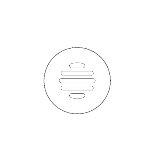 Immagine di Gessi Piletta con scarico libero lavabo, finitura cromo 01313#031