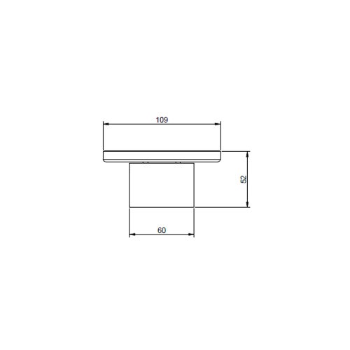 Immagine di Gessi WELLNESS miscelatore termostatico alta portata a parete, 3 uscite indipendenti, installazione verticale e orizzontale, finitura cromo 43026#031