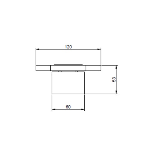Immagine di Gessi WELLNESS miscelatore termostatico alta portata a parete, 5 uscite con selezione singola, installazione verticale e orizzontale, finitura cromo 43220#031