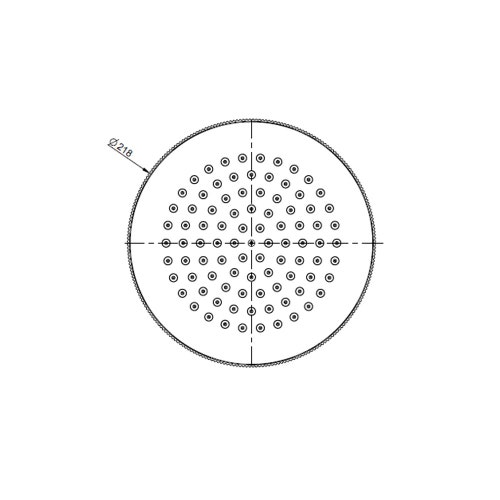 Immagine di Gessi SHOWER RIGATO soffione a soffitto braccio altezza personalizzabile RIGATO, finitura cromo 63550#031