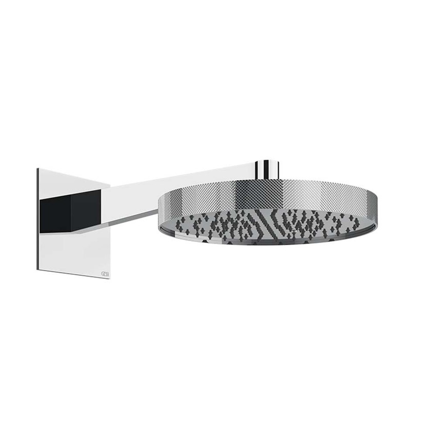 Immagine di Gessi SHOWER DIAMANTATO soffione a parete orientabile, finitura cromo 63468#031