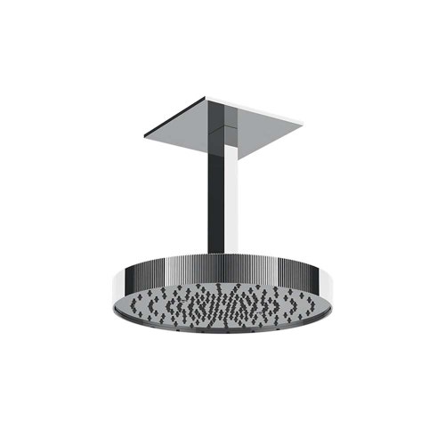 Immagine di Gessi SHOWER RIGATO soffione a soffitto orientabile, finitura cromo 63572#031