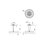 Immagine di Gessi SHOWER DIAMANTATO soffione a soffitto orientabile, finitura cromo 63472#031