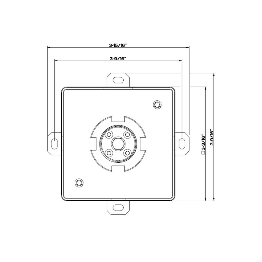 Immagine di Gessi Parte incasso soffione laterale orientabile 32987#031