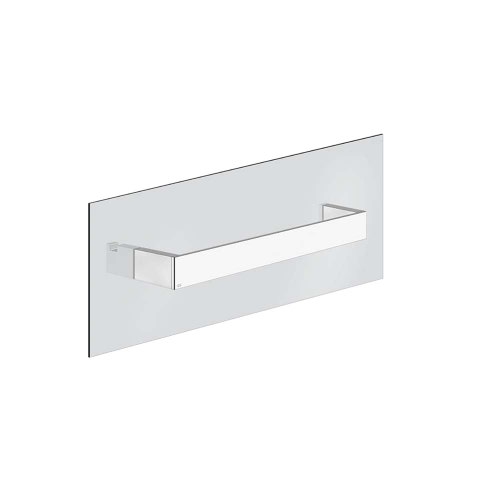 Immagine di Gessi ACCESSORIES maniglia e portasalvietta per vetro 30 cm, finitura cromo 20961#031