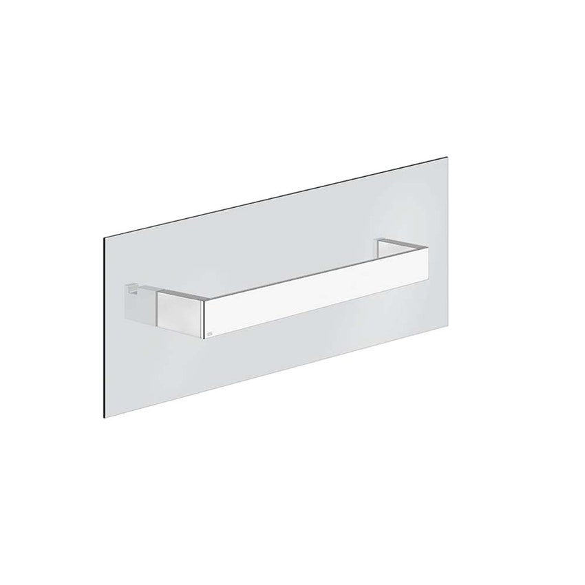 Immagine di Gessi ACCESSORIES maniglia e portasalvietta per vetro 30 cm, finitura cromo 20961#031
