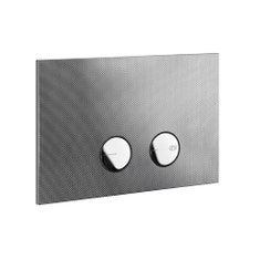 Immagine di Gessi TOTAL LOOK DIAMANTATO placca di finitura per Geberit Sigma 8 e 12, finitura cromo 54681#031