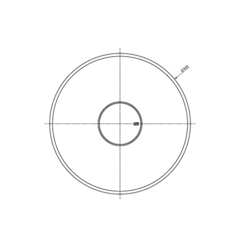 Immagine di Gessi TOTAL LOOK lavabo d'appoggio in cristalplant, senza scarico troppo pieno 66601#521