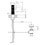 Immagine di Gessi 316 TRAME miscelatore lavabo, con scarico e flessibili di collegamento, finitura steel brushed 54301#239