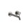Gessi 316 TRAME miscelatore Lavabo a parete bocca lunghezza personalizzata senza scarico, finitura steel brushed 54389#239