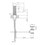 Immagine di Gessi 316 INTRECCIO miscelatore lavabo con scarico con piletta Stop&Go con flessibili di collegamento, finitura steel brushed 54101#239