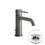 Immagine di Gessi 316 MECCANICA miscelatore monocomando per lavabo H.16 cm, con piletta Stop&Go, finitura steel brushed 54201#239