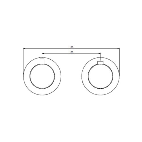Immagine di Gessi 316 miscelatore termostatico doccia, a parete, 3 uscite, senza corpo incasso, finitura steel brushed 54236#239