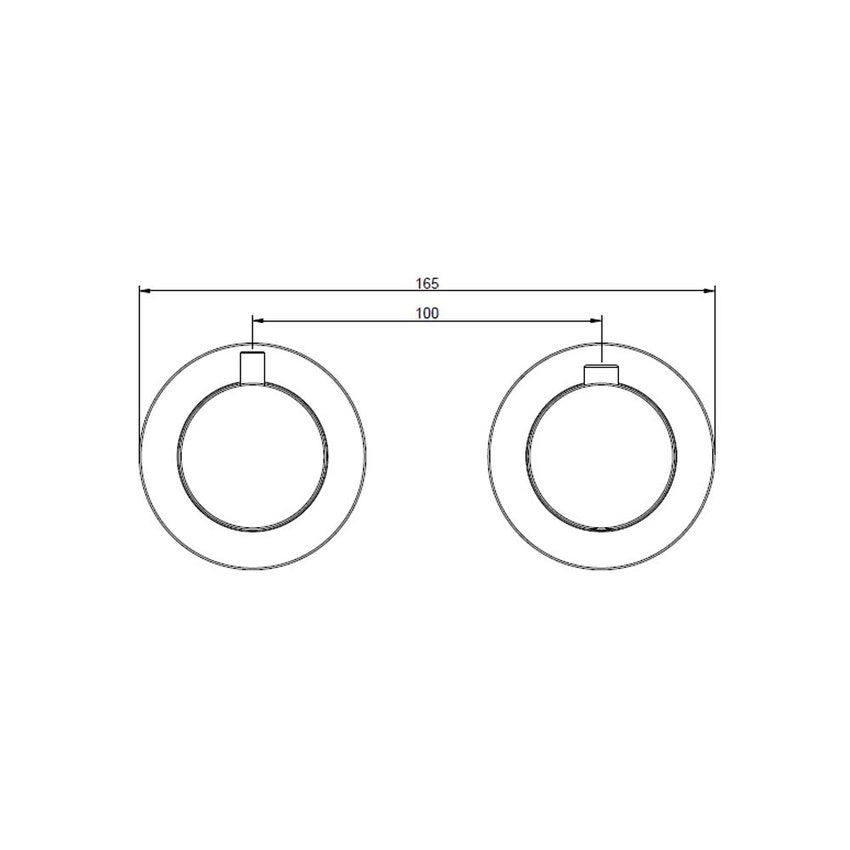 Immagine di Gessi 316 miscelatore termostatico doccia, a parete, 3 uscite, senza corpo incasso, finitura steel brushed 54236#239