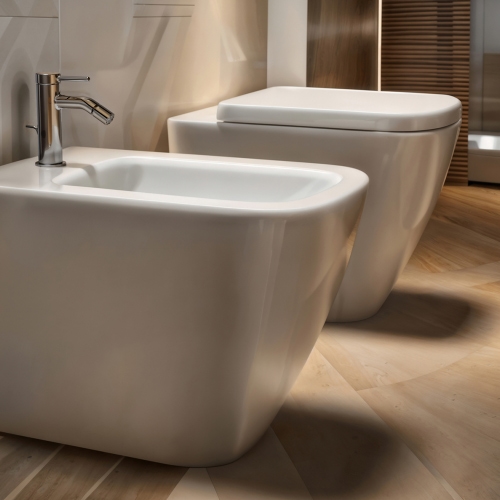 Immagine di Ideal Standard CERALINE miscelatore monocomando H.14 cm per bidet, con asta di comando e scarico piletta da 1-1/4", finitura cromo BD765AA