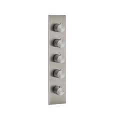Immagine di Gessi 316 SHOWER miscelatore termostatico alta portata a parete 4 uscite indipendenti, installazione verticale/orizzontale, finitura cromo 54518#239