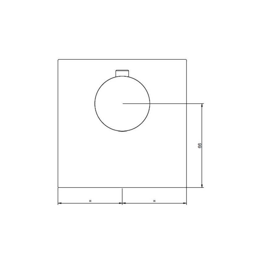 Immagine di Gessi 316 SHOWER miscelatore termostatico alta portata a parete, finitura steel brushed 54554#239