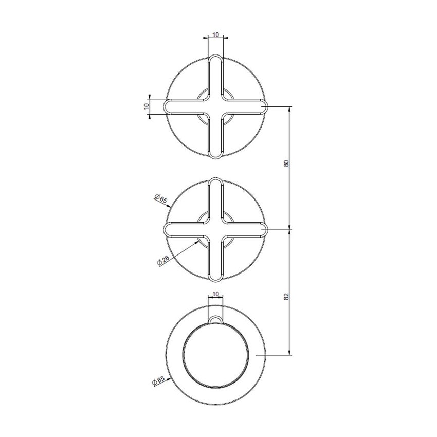 Immagine di Gessi INCISO SHOWER miscelatore termostatico a parete 2 uscite indipendenti. Installazione verticale/orizzontale, finitura cromo 58434#031