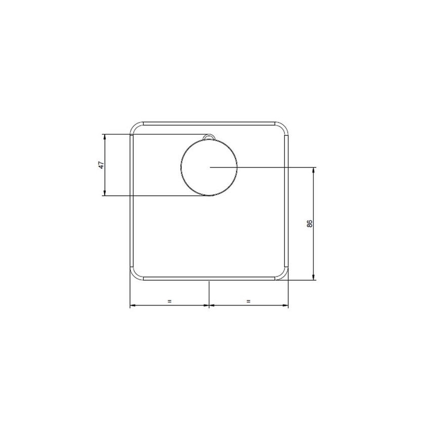 Immagine di Gessi INCISO SHOWER miscelatore termostatico alta portata a parete, finitura cromo 58254#031