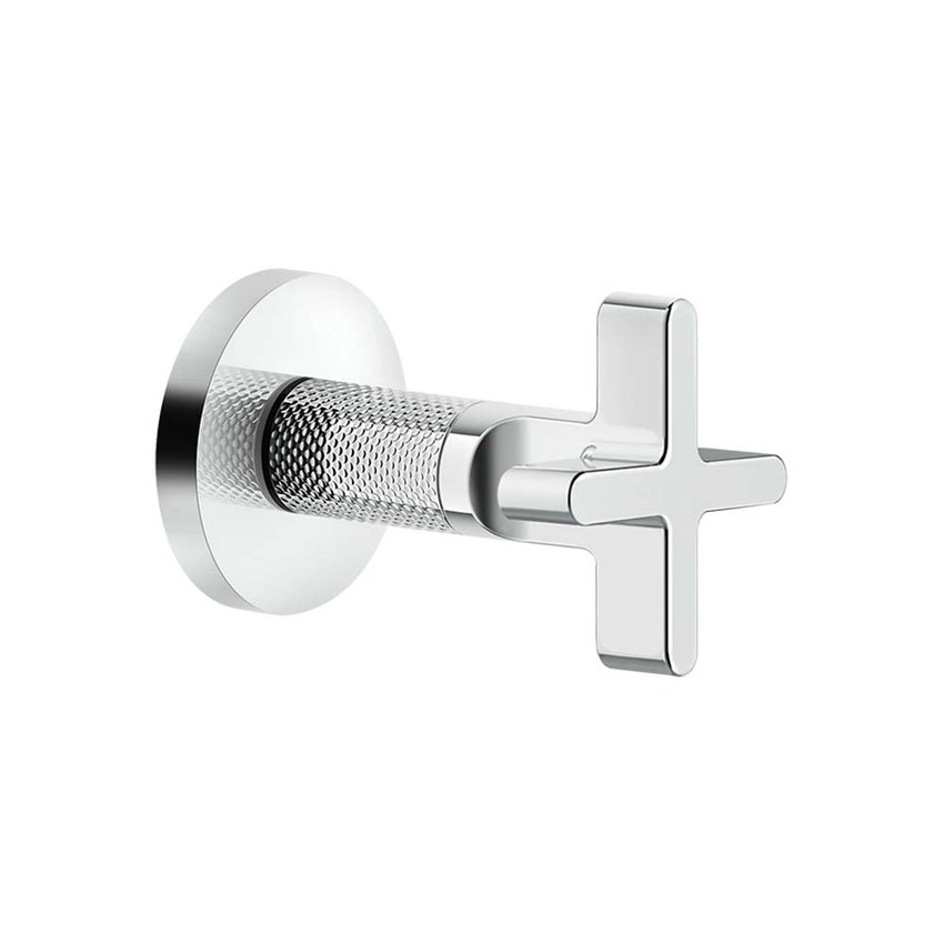Immagine di Gessi INCISO SHOWER parte esterna Rubinetto d'arresto alta portata, finitura cromo 58363#031